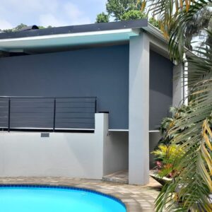 Sheerweave and Canvas Outdoor Blinds